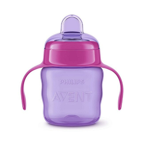 Philips AVENT Purple Training Cup with Soft Spout 200ml SCF551/03