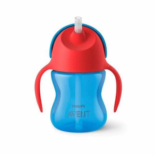 Philips AVENT Magic Cup with Straw Blue 200ml +9M SCF796/01