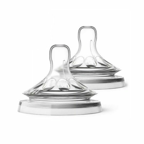 Philips AVENT Natural Tetinas Fluxo Variável 1 Ranhura 177SCF045/27 Philips AVENT Natural Teats Variable Flow 1 Slot 177SCF045/27