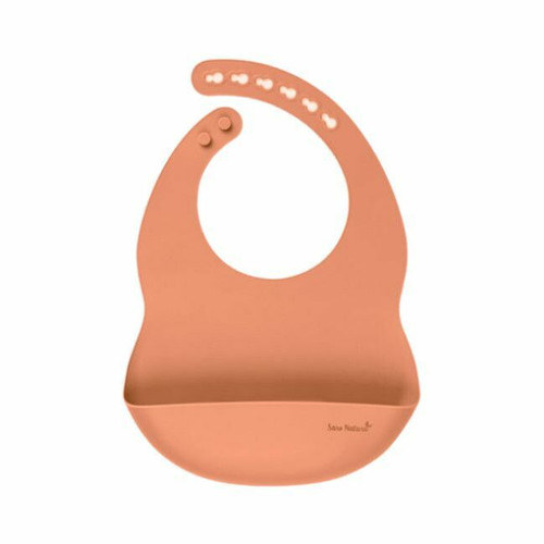 Saro Silicone Pocket Bib Copper 17488