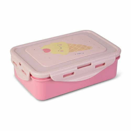 Saro 550ml Lunch Box with Divider Ice Cream 70066