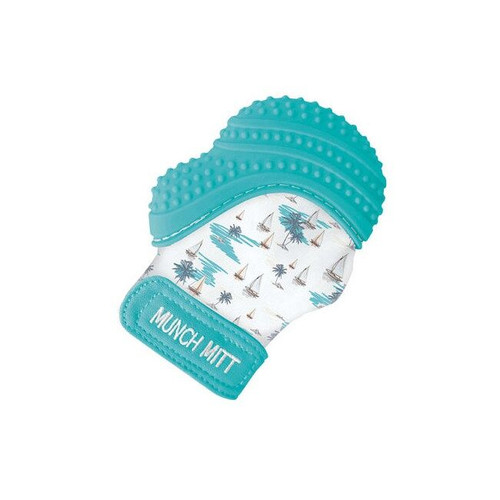 Saro Luva de Dentição para Bebé Veleiros 21075 Saro Teething Mitten Sailboats 21075