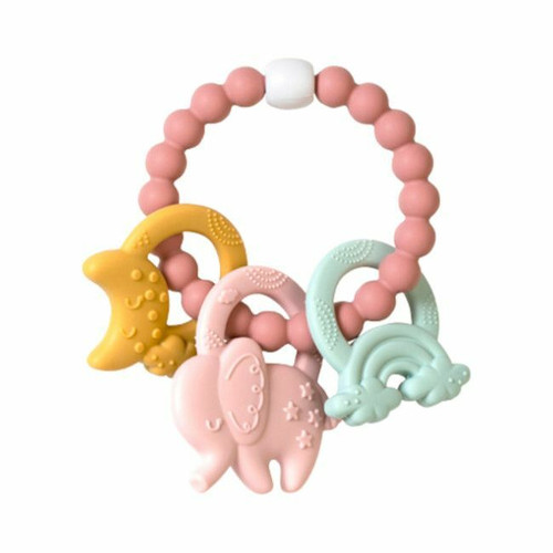 Saro Ele-Fun Teether Pink 21091