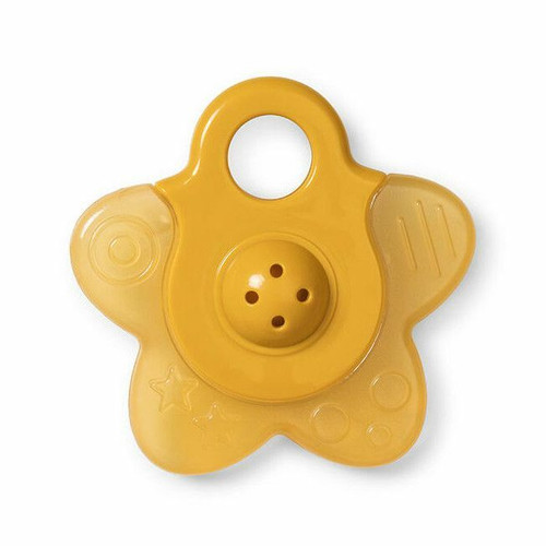 Saro Mordedor de Água com Roca Star Mostarda 19164 Saro Water-Filled Rattle Teether Star Mustard 19164
