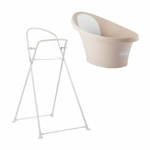 Shnuggle Banheira Ergonómica Sand + Suporte Dobrável Shnuggle Ergonomic Bath Sand + Folding Stand