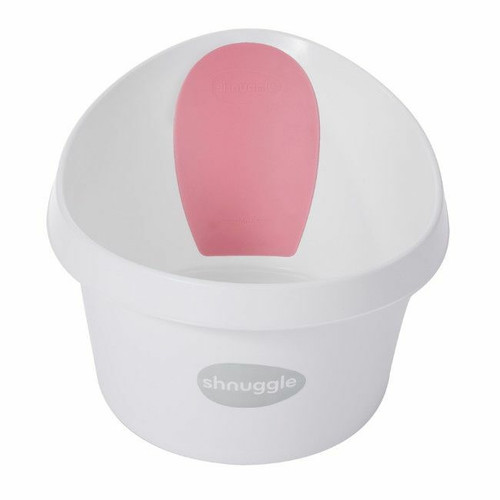 Shnuggle Banheira Ergonómica para Crianças Rosa Francês SHN-STB-WPS Shnuggle Ergonomic Toddler Bath French Rose SHN-STB-WPS