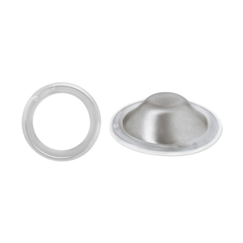 Silverette Silver Nipple Protectors Standard + O-Feel Ring 