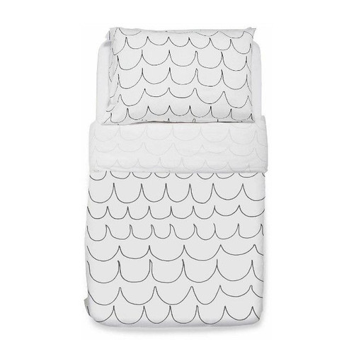 Snüz Duvet Cover + Pillowcase Set Wave Mono BD008AC