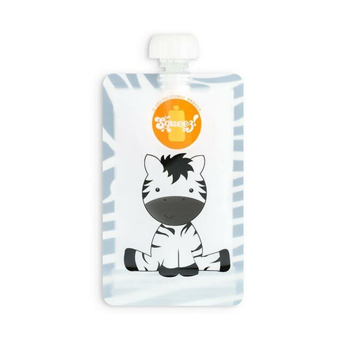 Squeez Pouch 100ml Zebra