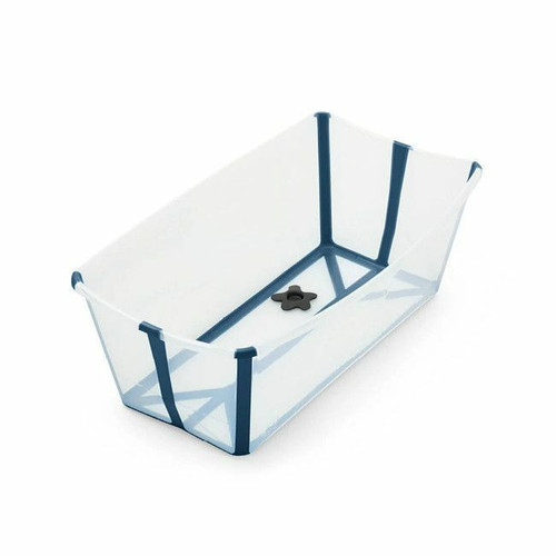 Stokke Banheira de Bebé Flexi Bath Transparent Blue 531904 Stokke Flexi Bath Baby Bath Transparent Blue 531904