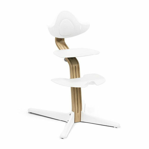 Stokke Cadeira de Papa Nomi Madeira de Carvalho White 626601 Stokke Nomi High Chair Oak White 626601