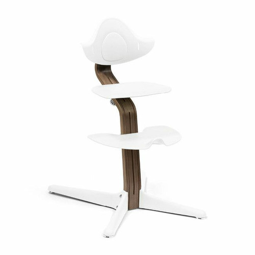Stokke Cadeira de Papa Nomi Madeira de Nogueira White 626701 Stokke Nomi High Chair Walnut White 626701