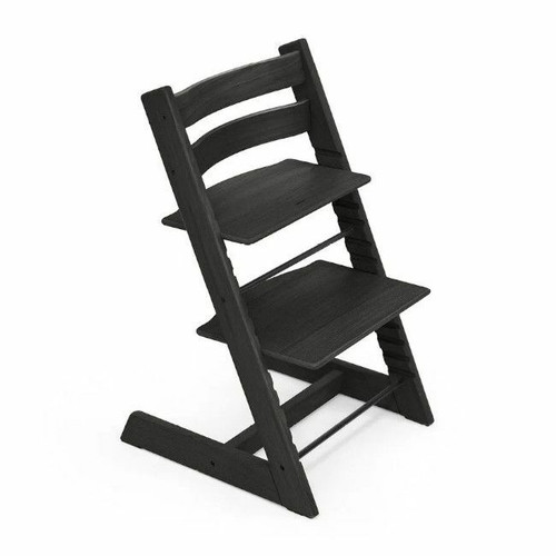 Stokke Cadeira de Papa Tripp Trapp Madeira de Carvalho Black 495202 Stokke Tripp Trapp High Chair Oak Black 495202