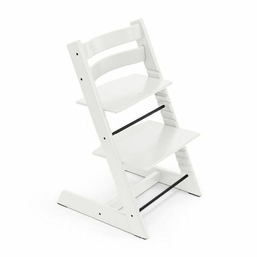 Stokke Cadeira de Papa Tripp Trapp Madeira de Faia White 100107 Stokke Tripp Trapp Highchair Beech Wood White 100107