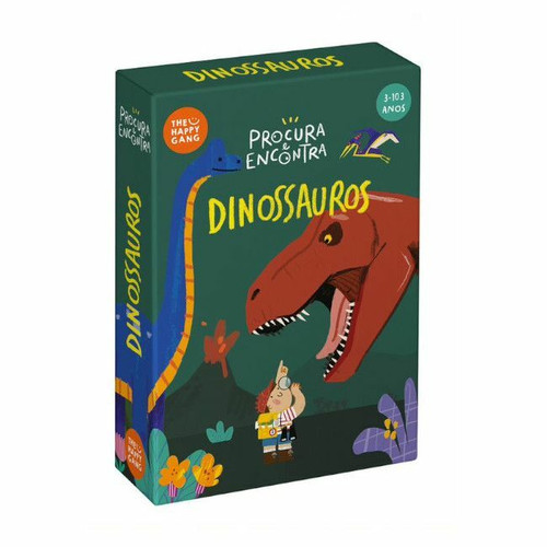 The Happy Gang Brain Away Search and Find Dinosaurs +3 Years THG48