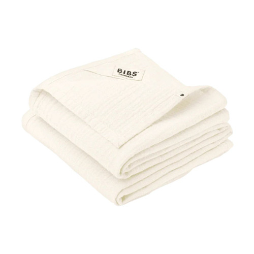BIBS 2 Muslin Cloths 70x70 Ivory