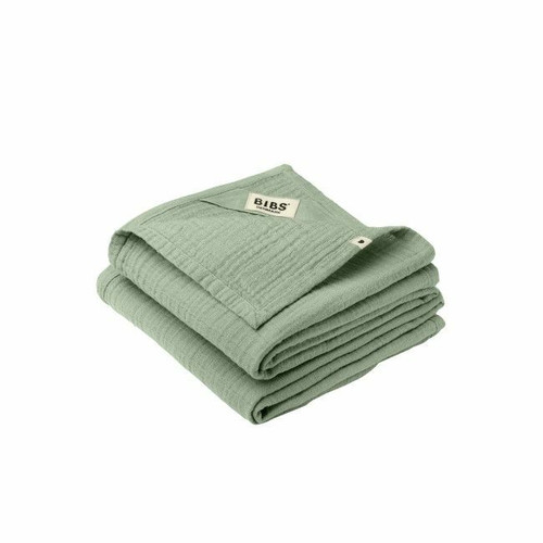 BIBS 2 Muslin Cloths 70x70 Sage