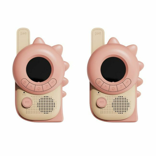 The Zoo Family Zoo Walkie Talkies Pink Dinosaur x Pink Dinosaur +3 Years