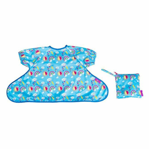 Tidy Tot Cover & Catch Short-Sleeve Bib Kit Sunny Rainbow SSCCSR