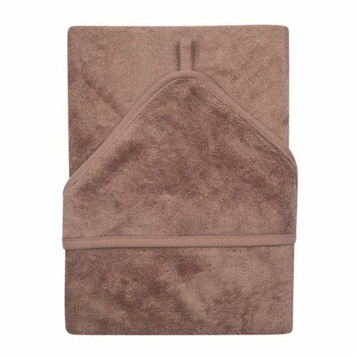 Timboo Hooded Bath Towel 74x74 Mellow Mauve TM-CAP04-539