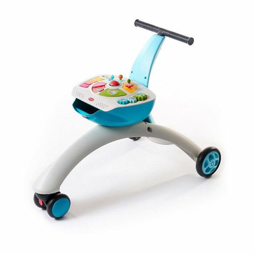Tiny Love 5-in-1 Walker Here I Grow Walk Behind & Ride-On Blue +6M