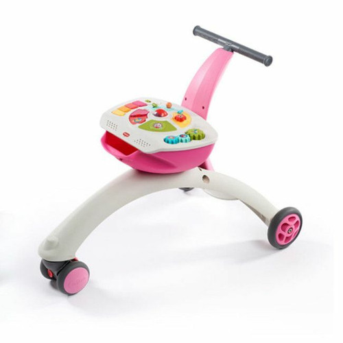 Tiny Love 5-in-1 Walker Here I Grow Walk Behind & Ride-On Pink +6M