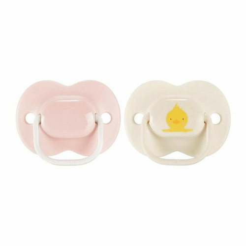 Tommee Tippee 2 Anytime Soothers 0-6M Chick Beige/Pink 43335499