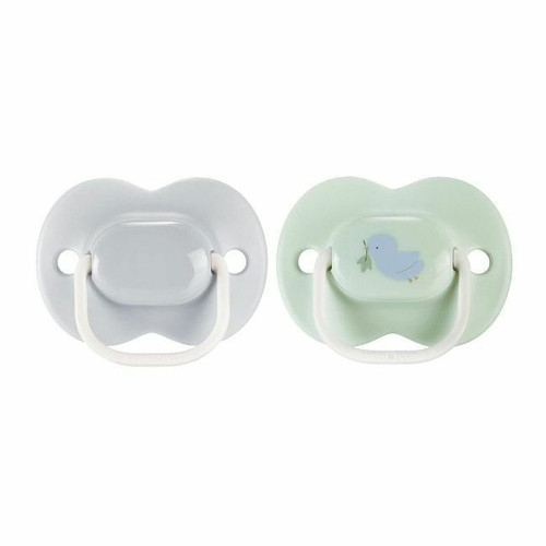 Tommee Tippee 2 Anytime Soothers 0-6M Bird Green/Blue 43335499