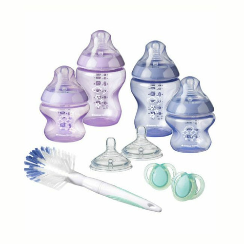 Tommee Tippee Kit Recém-Nascido Closer to Nature Lilás e Branco 422739 Tommee Tippee Newborn Kit Closer to Nature Lilac & White 422739