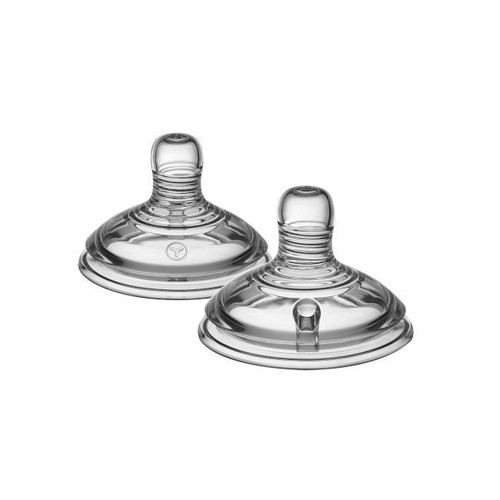 Tommee Tippee 2 Tetinas Closer to Nature Fluxo Cereais +6M 42214276 Tommee Tippee 2 Closer to Nature Teats Cereal Flow +6M 42214276