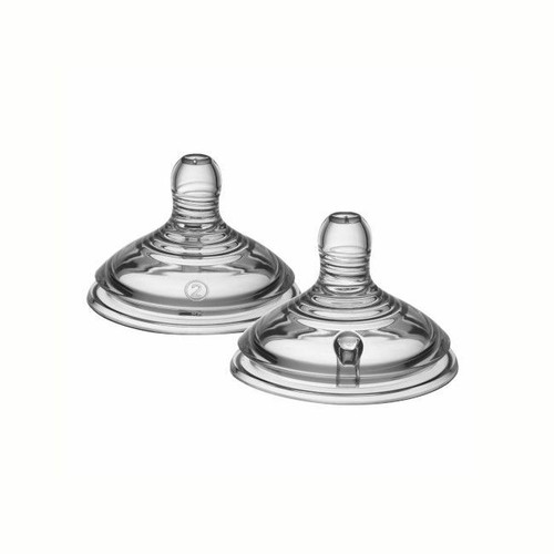Tommee Tippee 2 Easi-Vent Teats Medium Flow +3M 42112252