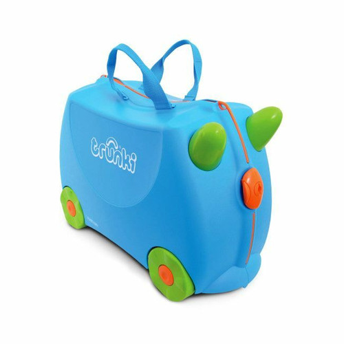 Trunki Mala de Viagem Azul Terrance +3 Anos 80054 Trunki Terrance the Blue Ride-On Suitcase +3 Years 80054