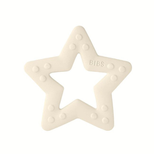 BIBS Baby Bitie Teether Star Ivory +2M