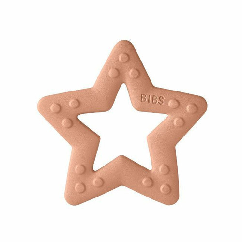 BIBS Baby Bitie Teether Star Peach +2M