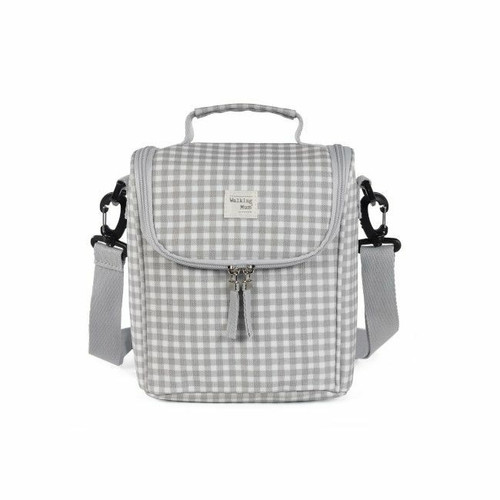 Walking Mum Insulated Lunch Bag I Love Vichy Grey 1120800086