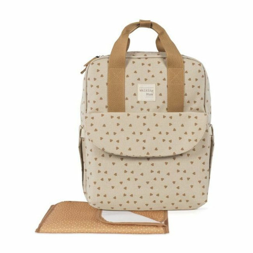 Walking Mum Poppy Hearts Backpack Cinnamon 1120800325
