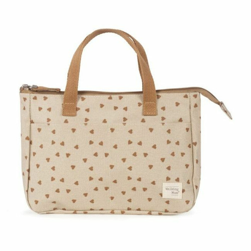 Walking Mum Maternity Toiletry Bag Poppy Hearts Cinnamon 1120800337