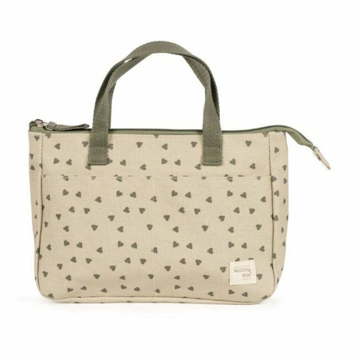 Walking Mum Maternity Toiletry Bag Poppy Hearts Moss 1120800336