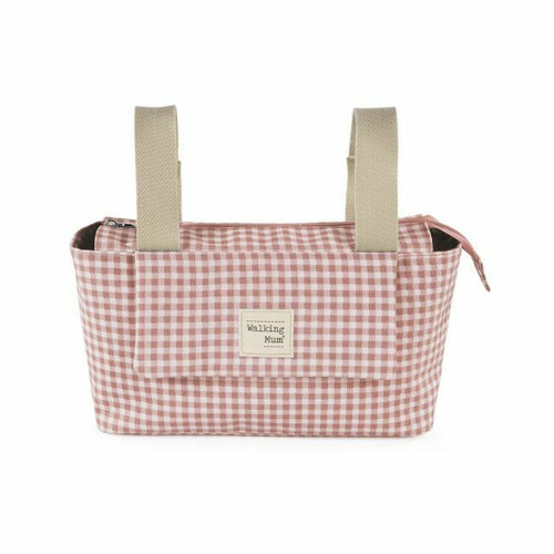 Walking Mum Stroller Organiser I Love Vichy Pink 36262