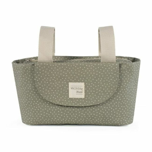 Walking Mum Stroller Organiser Poppy Dots Moss 1120800326