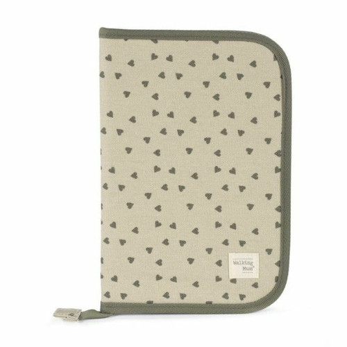 Walking Mum Porta-Documentos Poppy Hearts Moss 1120800340 Walking Mum Document Holder Poppy Hearts Moss 1120800340
