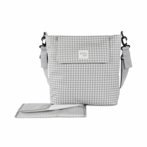 Walking Mum Stroller Bag I Love Vichy Grey 1120800079