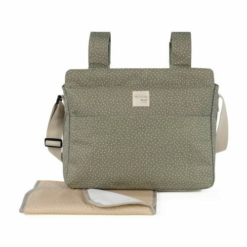 Walking Mum Stroller Bag Poppy Dots Moss 1120800318