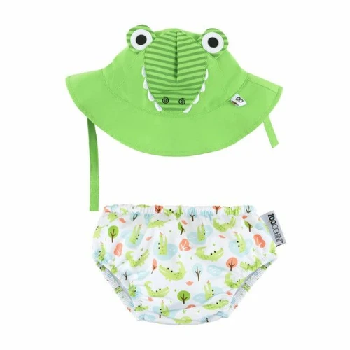 Zoocchini Swim Nappy & Hat Set Crocodile 6-12M ZOO-006-007