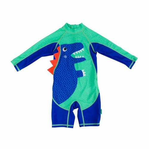 Zoocchini Long Sleeve Swimsuit Dinosaur 6-12M ZOO-016-009/M