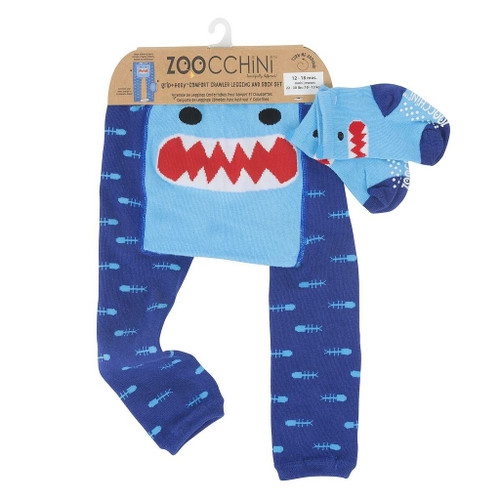 Zoocchini Leggings + Socks Shark 12-18M 12501-2