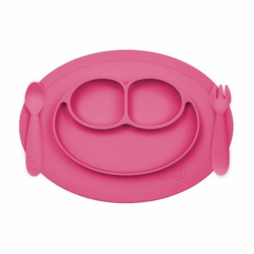 ezpz Mini Conjunto de Alimentação Rosa EUMFP002 ezpz Mini Feeding Set Pink EUMFP002
