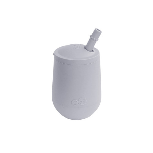 ezpz Mini Cup com Palhinha Cinza Nórdico EUSTP003 ezpz Mini Cup with Straw Nordic Grey EUSTP003