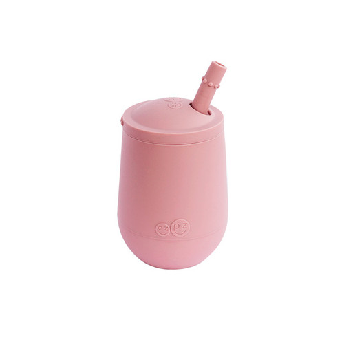 ezpz Mini Cup com Palhinha Rosa Nórdico EUSTB005 ezpz Mini Cup with Straw Nordic Pink EUSTB005
