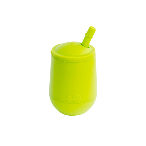 ezpz Mini Cup with Straw Lime Green EUSTG001